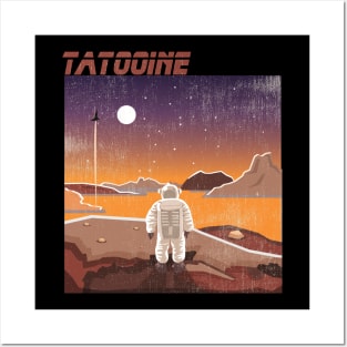 Visit Tatooine, Vintage, Retro, travel agent, movie, tatooine Posters and Art